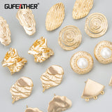 Nickel Free 18k Rhodium Plated Copper Charms for DIY Earrings
