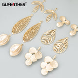 18k Rhodium Plated Leaf Shape Charms for Jewelry Making