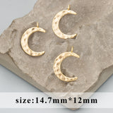 18k Rhodium Plated Copper DIY Charms Pendants 6pcs/lot