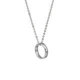 925 Sterling Silver Roman Numerals Circle Pendant Necklace Jewelry for Women