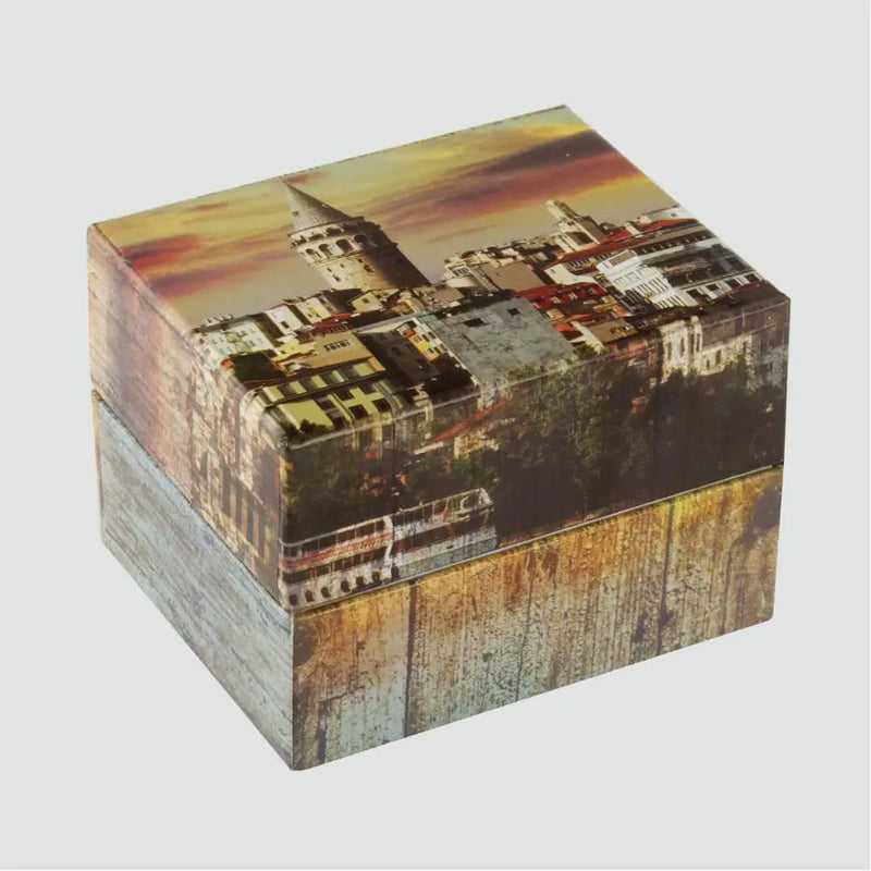 Galata Tower Clock Box - Unique Table Decor Piece
