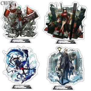 Arknights Keychain Set: Eyjafjalla, Silence, Ptilopsis, Pramanix, Exusiai