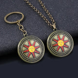 Dark Souls 3 Solaire Of Astora Sun Pendant Key Chain