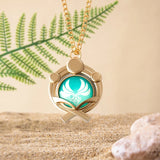 Genshin Impact Mondstadt Vision Necklace Eye Of God Elemental Pendant