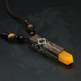 Genshin Impact Necklace Zhongli Cosplay Luminous Dominus Lapidis Pendant