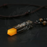 Genshin Impact Necklace Zhongli Cosplay Luminous Dominus Lapidis Pendant