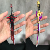 Genshin Impact Sword Keychains Skyward Blade Metal Key Rings
