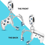 Game Handle & Headphone Charms 925 Silver DIY Jewelry