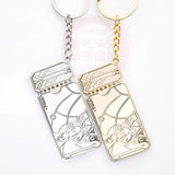 Honkai:Star Rail Cosplay Props Train Ticket Keychains Set