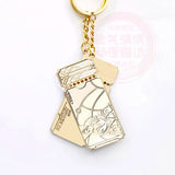 Honkai:Star Rail Cosplay Props Train Ticket Keychains Set