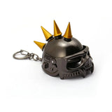 PUBG Spiked Helmet Keychain 3D Open Armor Level 3 Helmet Keyring