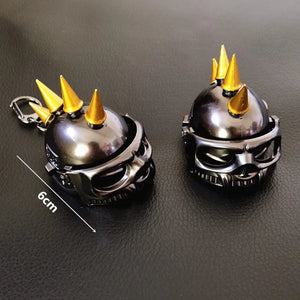 PUBG Spiked Helmet Keychain 3D Open Armor Level 3 Helmet Keyring