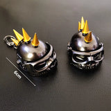 PUBG Spiked Helmet Keychain 3D Open Armor Level 3 Helmet Keyring