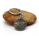 The Last of Us 2 Keychain Metal Pendant Keyring Bead Chains Necklace For Car Men