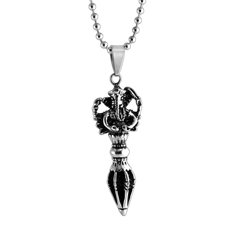 Dojre Vajra Pendant Necklace Hindu Buddhist Style Jewelry