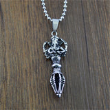 Dojre Vajra Pendant Necklace Hindu Buddhist Style Jewelry