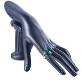 Garilina High-end Green Stone Ring Christmas AR2267
