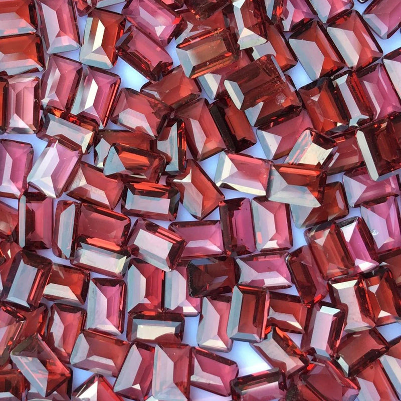 Garnet Natural Loose Gemstone Beads 4x6mm Faceted for Inlaid Jewelry