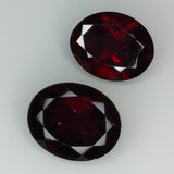 Garnet Oval Cut 10x8mm 2pz