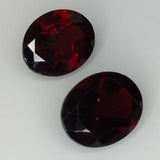 Garnet Oval Cut 10x8mm 2pz