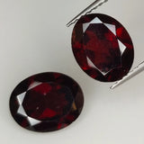 Garnet Oval Cut 10x8mm 2pz