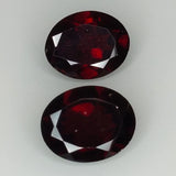 Garnet Oval Cut 10x8mm 2pz