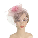 Gauze Veil Feather Hairpin Hair Accessories Fascinators Hat