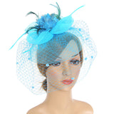 Gauze Veil Feather Hairpin Hair Accessories Fascinators Hat