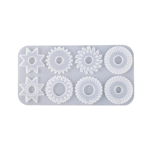 Steampunk Gears Resin Mold for Keychain Necklace Pendant DIY Craft