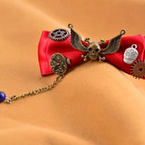 Gears & Skull Charms Hairclip