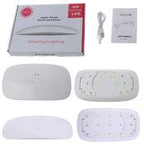 24W UV LED Nail Dryer - Professional Gel Nails Curing Lamp