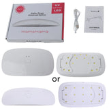 24W UV LED Nail Dryer - Professional Gel Nails Curing Lamp