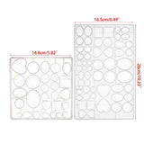 Gem Jewelry Silicone Mold Oval Teardrop Square Heart Round Shapes