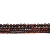 Matte Red Tiger Eye Stone Beads Round Spacer Loose Beads 4-12mm