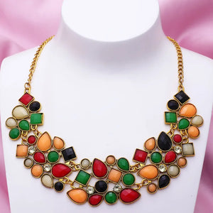 Vintage Chain Choker Necklace for Women Statement Jewelry