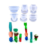 Crystal Stone Silicone Mold for Candle Making and Jewelry, Resin Stone Mold