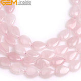 Natural Flat Drop Teardrop Stone Beads 13X18mm 15inches