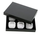 GemTrue Plastic Transparent 38x38x17mm Loose Diamond Box Set DK21620-6