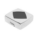 Gemstone Organizer Box Diamond Display Stands Metal Gem Case 53x52x19mm
