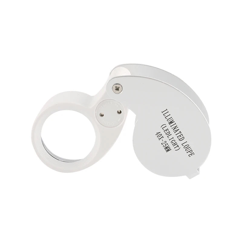 GemTrue Foldable Jewelry Optical Glass Magnifier 6x LED DK09106