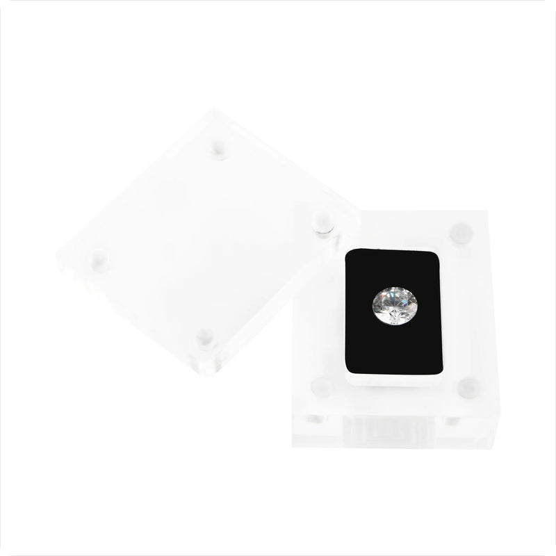 GemTrue High Gem Diamond Box 32x27x10mm Acrylic Display Box