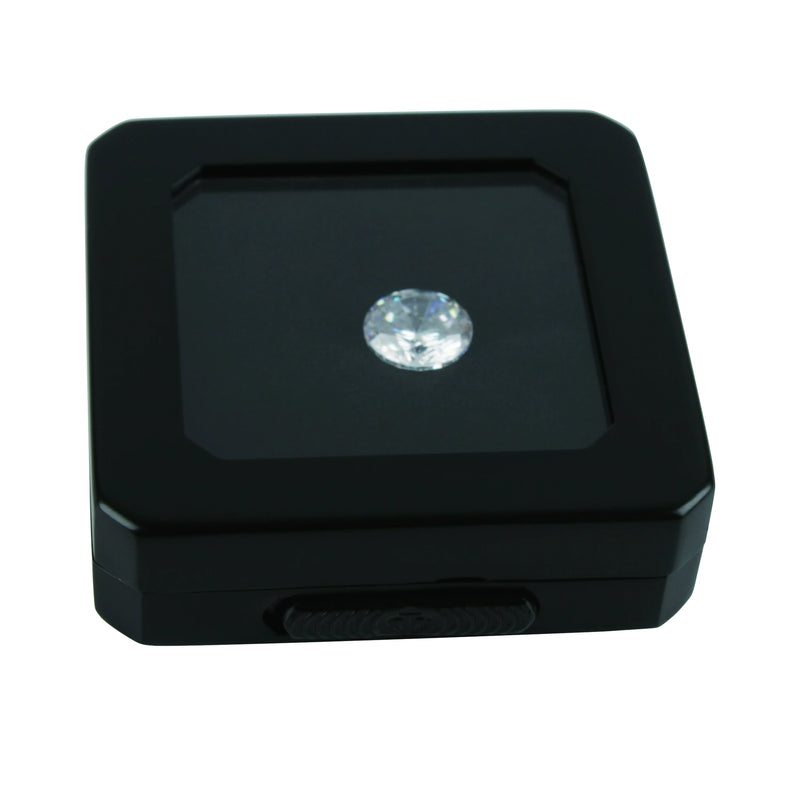 GemTrue High Jewelry Storage Case Display Small Case Metal Diamond Display Box