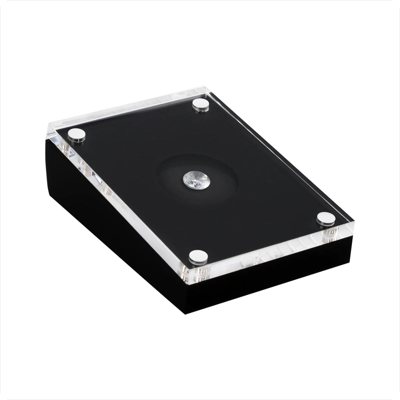 GemTrue High Self Stand Small Acrylic Display Box for Gems