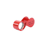 GemTrue 10x Triplet Loupe DK18716 - Red 18mm