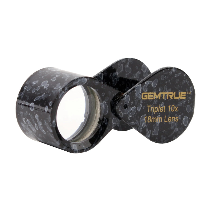 GemTrue 10x Triplet Glass Diamond Loupe 18mm Jewelry Identifying Tool