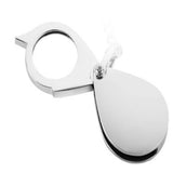 GemTrue Mini Foldable 10x Jewelry Magnifying Glass Key Chain Loupe DK30690