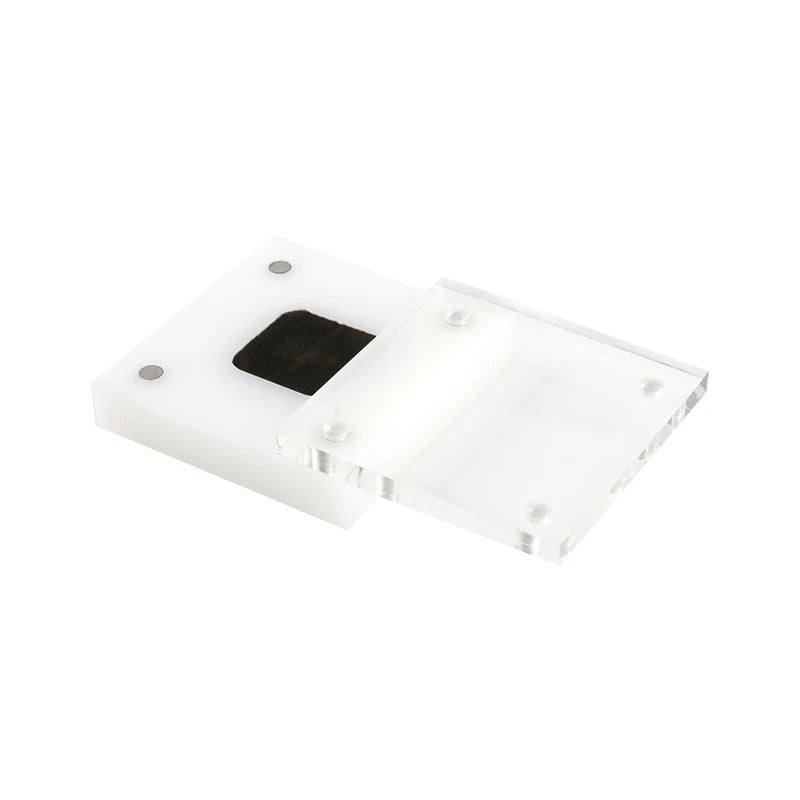 GemTrue Clear Plastic Gemstone Display Box with Magnetic Cover
