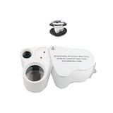 GemTrue 60x 12mm 30x 22mm Dual Lenses LED Diamond Loupe Magnifier