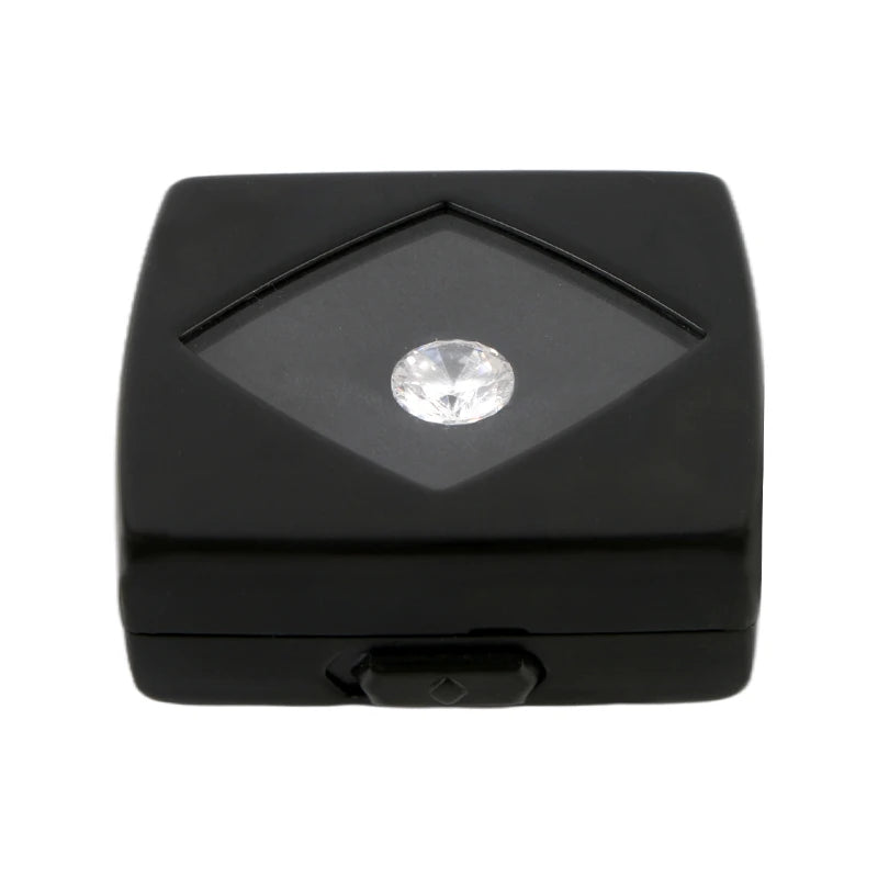 GemTrue Metal Square Diamond Gemstone Display Box