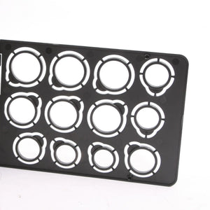 GemTrue Plastic Ring Measuring Tool 23pcs Folding Ring Size Measure DK73009-P